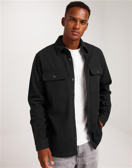 Jack & Jones Jprraymond Melange Solid Ls Overshi Skjorter Grå