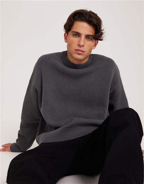 Jack & Jones Jorkobe Knit Crew Neck Sweatshirts Grå