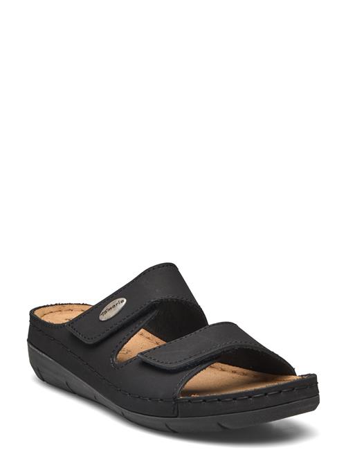 Se Tamaris Women Slides Tamaris Black ved Booztlet