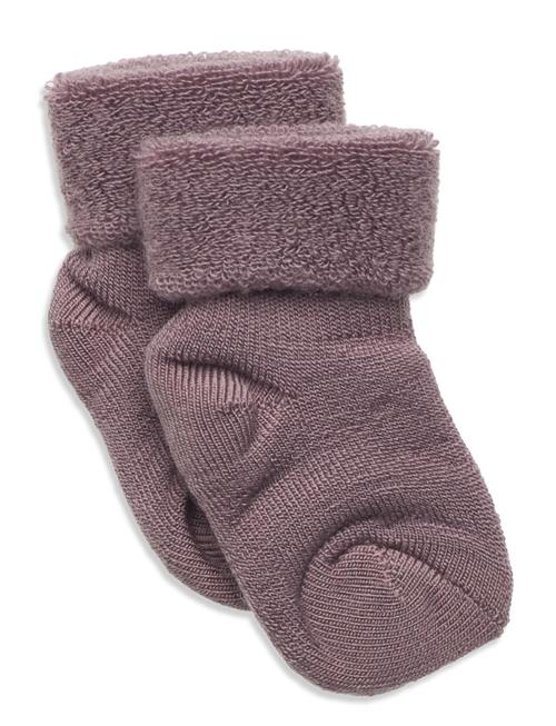 Anklesock Terry Wool Baby Mp Denmark Purple