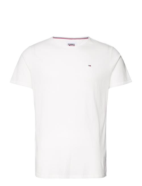 Tommy Jeans Tjm Xslim Jaspe C Neck Ext Tommy Jeans White