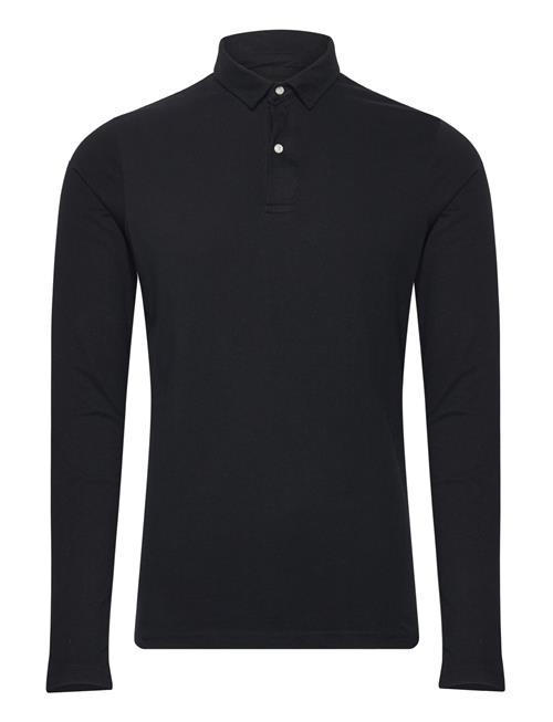 Superdry Studios L/S Jersey Polo Superdry Black