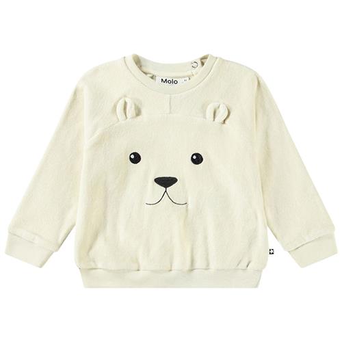 Se Molo GOTS Deary Sweatshirt White Noise |  | 92 cm ved Babyshop