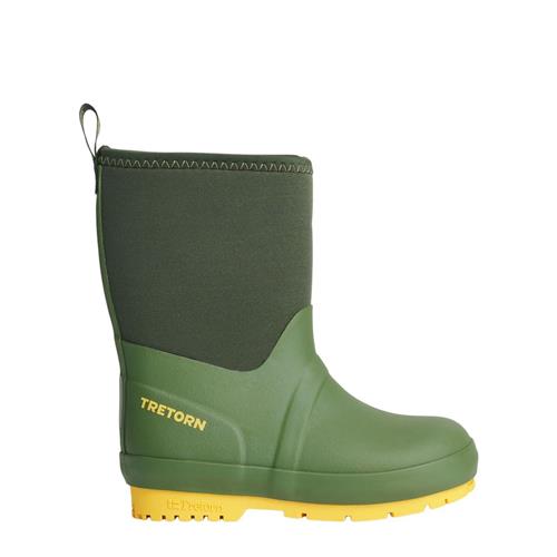 Tretorn Neopren gummistøvler Bronze Green | Grønn | 28 EU