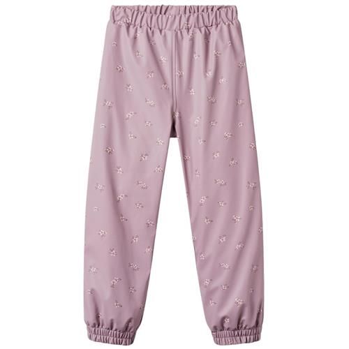 Se Wheat Thermo Regnbukser Um Soft Lilac Flowers | Lilla | 104 cm ved Babyshop