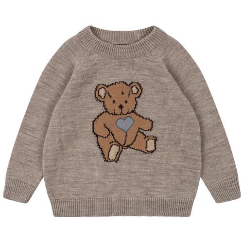 Se Konges Sløjd Billi Knit Blouse - Teddy Bear | Brun | 7-8 years ved Babyshop