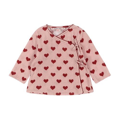 Se Konges Sløjd Coco Blouse Gots - Amour Mellow | Lyserød | 9 months ved Babyshop