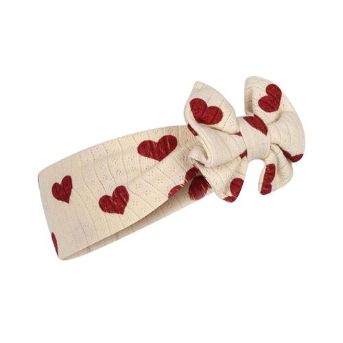 Se Konges Sløjd Minnie New Bambi Bonnet Gots - Amour Rouge | Rød | 6-12 months ved Babyshop