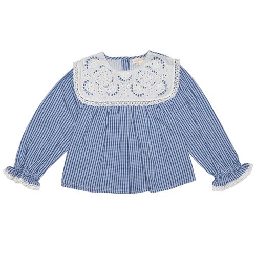 Louise Misha Henriette Bluse Til Baby Sonnet Vichy | Blå | 12 months