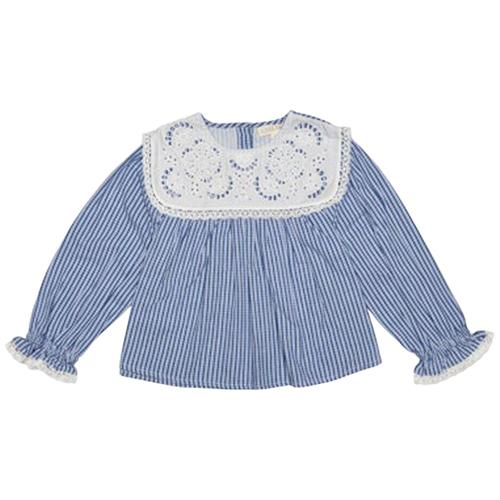 Louise Misha Henriette Bluse Sonnet Vichy | Blå | 4 years