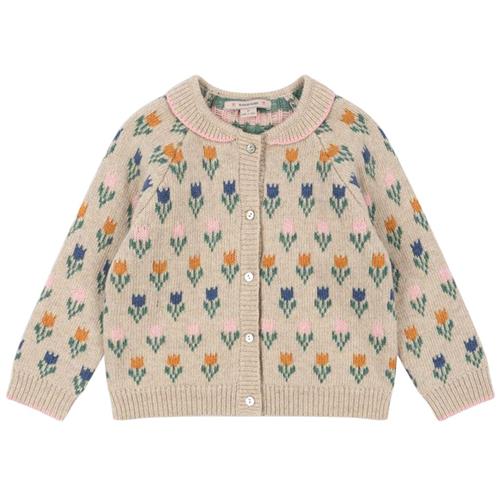 Se Konges Sløjd Belou Knit Cardigan - Tulipe | Beige | 4 years ved Babyshop