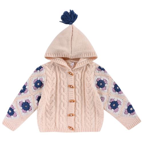 Se Louise Misha Tonyla Babycardigan Blush | Lyserød | 24 months ved Babyshop