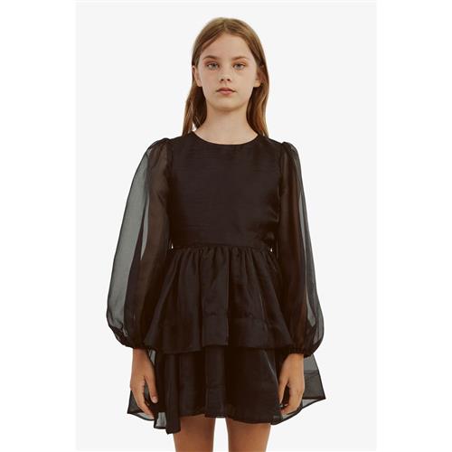 Bardot Junior Onsdag Organza Kjole Black | Sort | 4 years