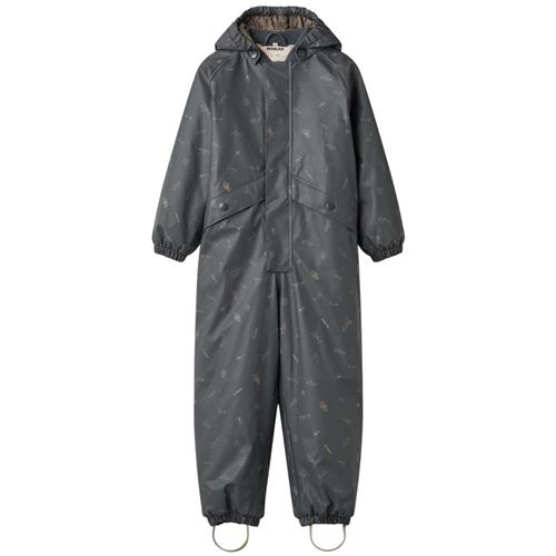 Wheat Thermo Rainsuit Aiko Ink Pocket Treasures | Blå | 104 cm