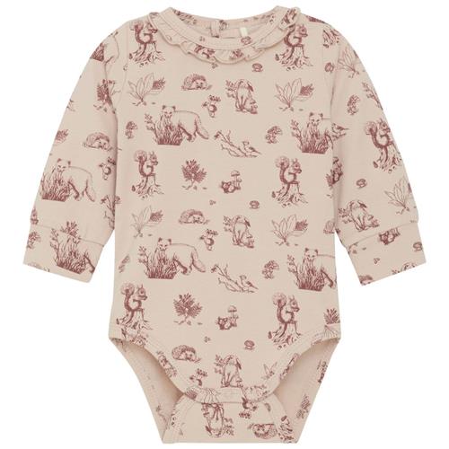 Se Fixoni Body LS Pale Mauve Krop LS Baby Body Pale Mauve | Lyserød | 62 cm ved Babyshop