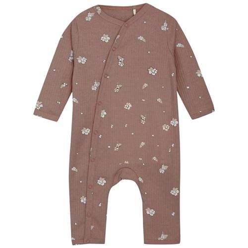 Fixoni Nightsuit Rib Deep Taupe Natsæt Babygrow Deep Taupe | Brun | 62 cm