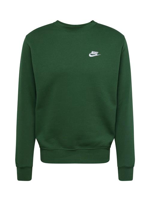 Se Nike Sportswear Sweatshirt 'Club Fleece'  grøn / hvid ved About You