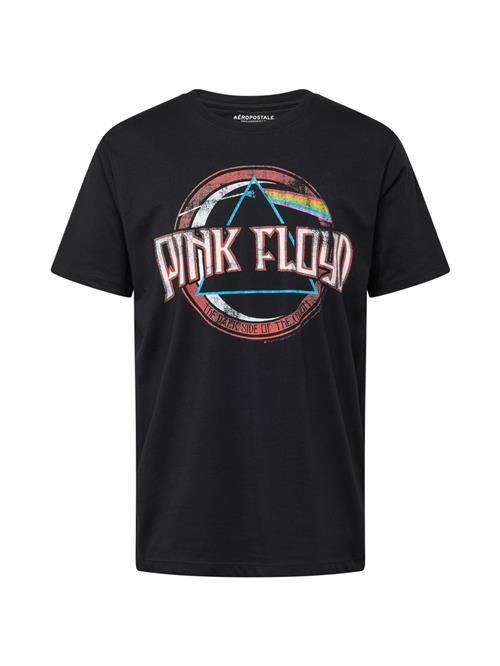 AÉROPOSTALE Bluser & t-shirts 'PINK FLOYD DARK SIDE'  lyseblå / mørkeorange / sort / hvid