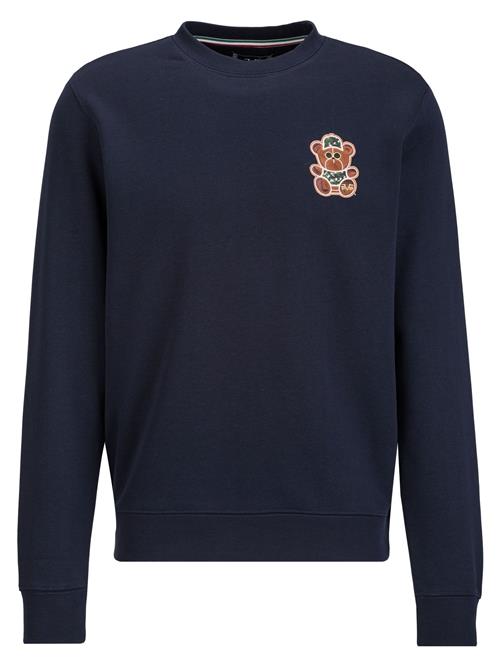 19V69 ITALIA Sweatshirt ' NICO'  navy / brun / grå