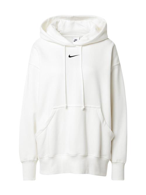 Nike Sportswear Sweatshirt 'Phoenix Fleece'  sort / hvid