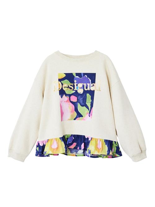 Se Desigual Sweatshirt  blandingsfarvet / hvid ved About You