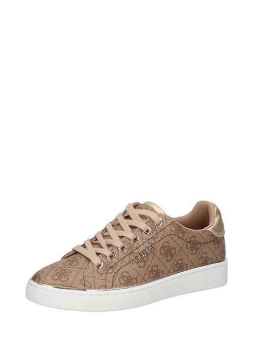 Se GUESS Sneaker low 'Beckie'  beige / brun ved About You