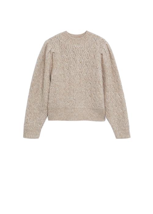 MANGO Pullover 'Trencio'  beige-meleret