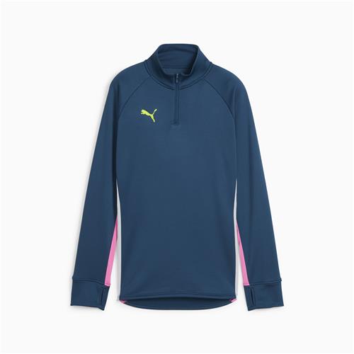 PUMA Funktionsbluse 'Individual Blaze'  mørkeblå / pink / hvid