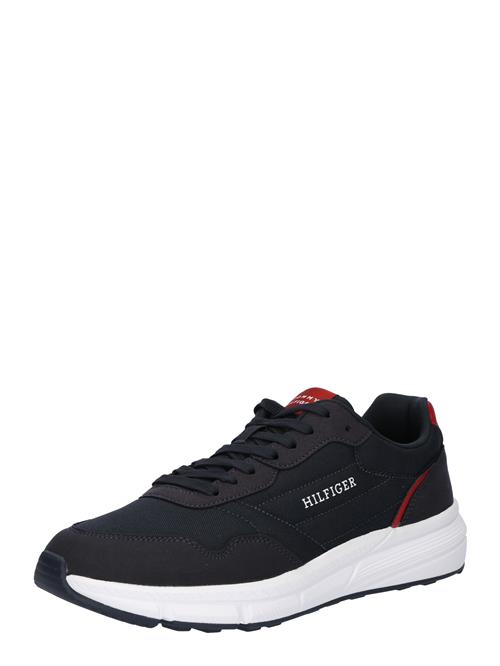 Se TOMMY HILFIGER Sneaker low 'FASTON ESS'  navy / hvid ved About You