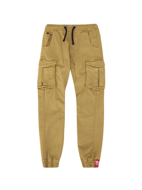 ALPHA INDUSTRIES Bukser  khaki / rød / sort / hvid