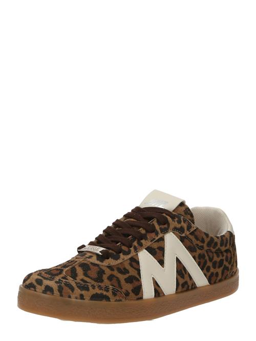 STEVE MADDEN Sneaker low 'Escapade'  brun / mørkebrun / sort / hvid