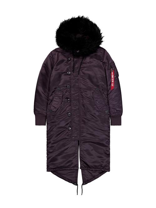 ALPHA INDUSTRIES Vinterjakke  blodrød / burgunder