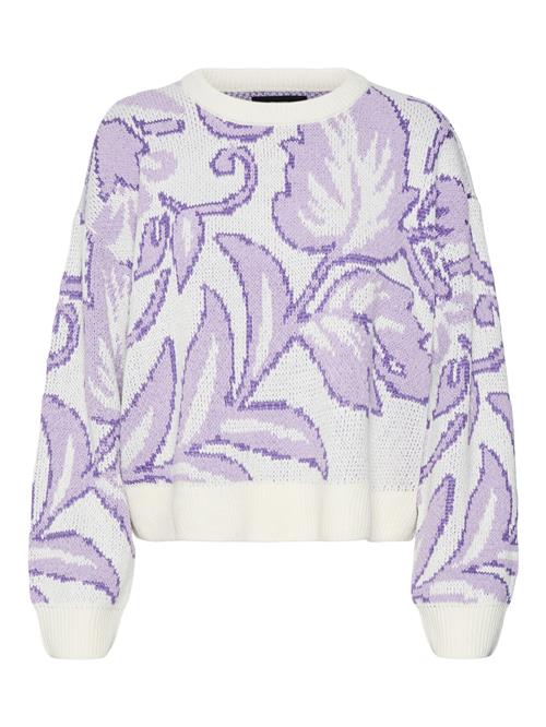 Se VERO MODA Pullover 'FLORA'  kit / lilla ved About You