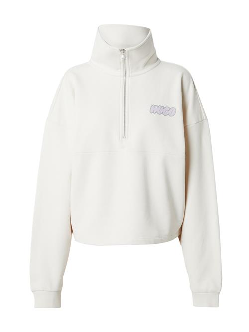 HUGO Sweatshirt 'Dahanna'  grøn / lilla / hvid