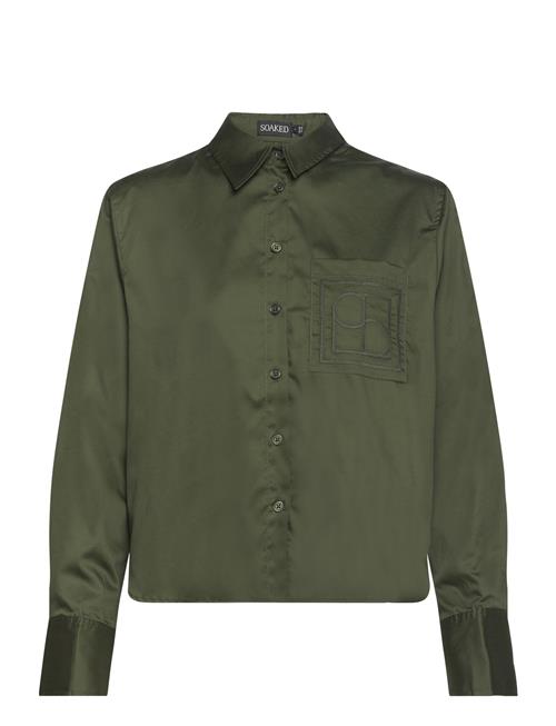 Sladriana Shirt Ls Soaked In Luxury Green