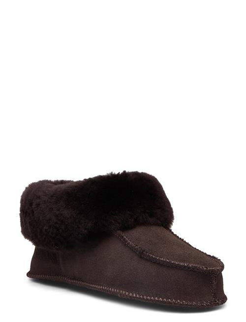 Exani Solex Sheepskin Slipper W Exani Brown