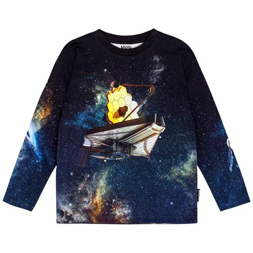 Molo GOTS Mountoo Sweatshirt Telescope | Marine blå | 104 cm