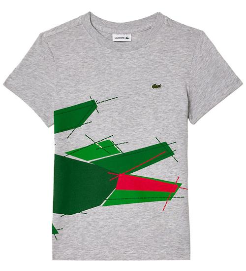 Se Lacoste T-shirt - Silver Chine ved KidsWorld