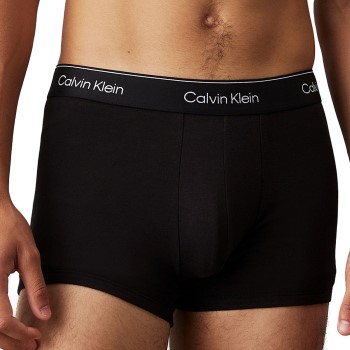 Calvin Klein 3P Modern Cotton Stretch Trunk Sort bomuld Small Herre