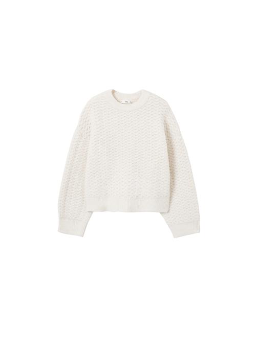 MANGO Pullover 'Arroz'  ecru