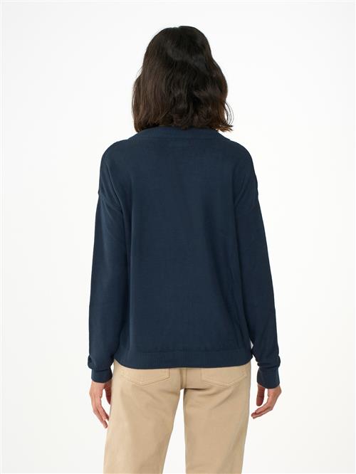 KnowledgeCotton Apparel Cardigan  navy