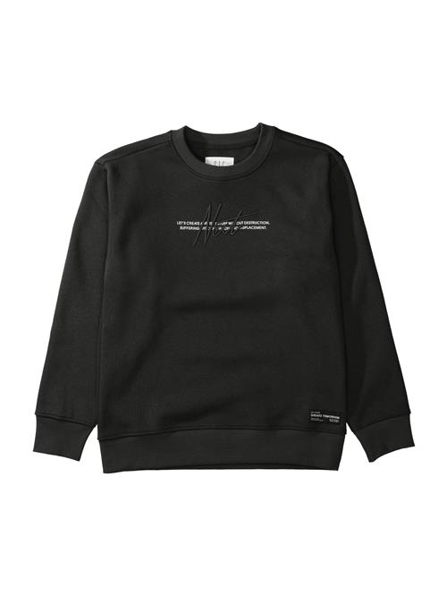 STACCATO Sweatshirt  antracit / hvid