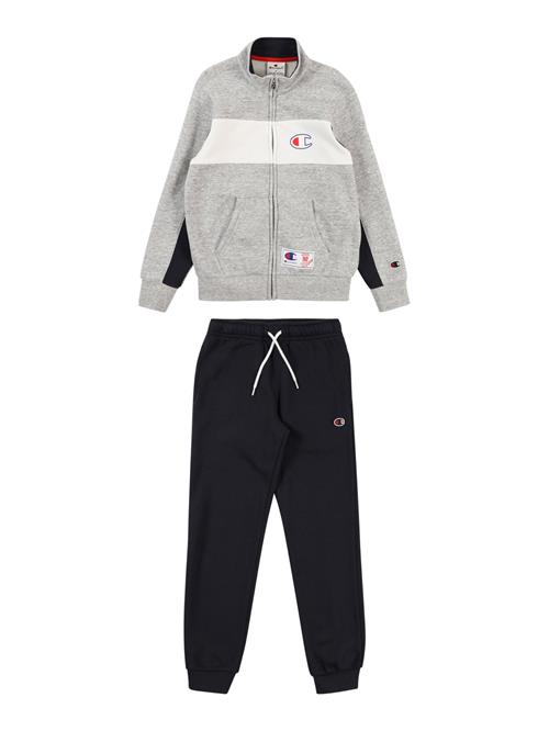 Champion Authentic Athletic Apparel Joggingdragt  grå-meleret / rød / sort / hvid