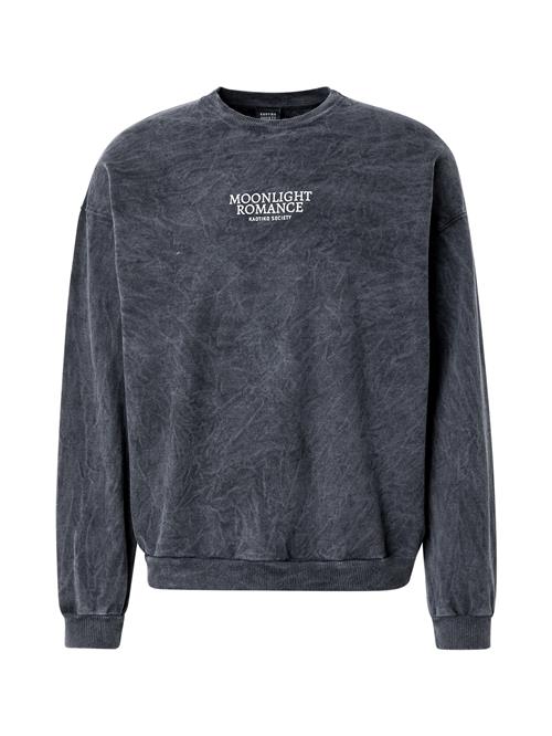 Kaotiko Sweatshirt 'MOONLIGHT ROMANCE'  turkis / pastelrød / sort / hvid