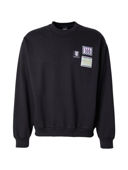 Kaotiko Sweatshirt 'ARCADIA'  mørkegrøn / lilla / offwhite