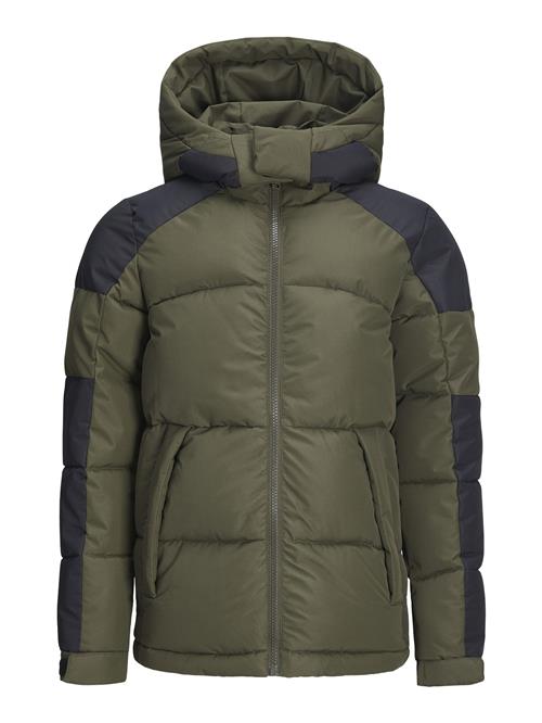 Jack & Jones Junior Vinterjakke  grøn / sort