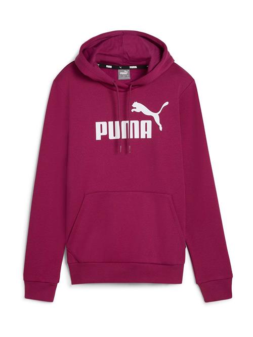 Se PUMA Sportsweatshirt 'Essentials'  magenta / hvid ved About You