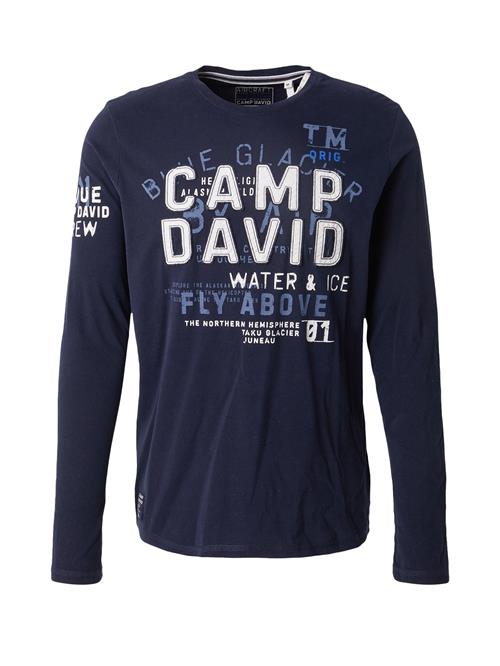 CAMP DAVID Bluser & t-shirts  blå / navy / hvid