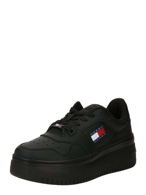 Tommy Jeans Sneaker low 'Retro Basket Ess'  navy / rød / sort / hvid