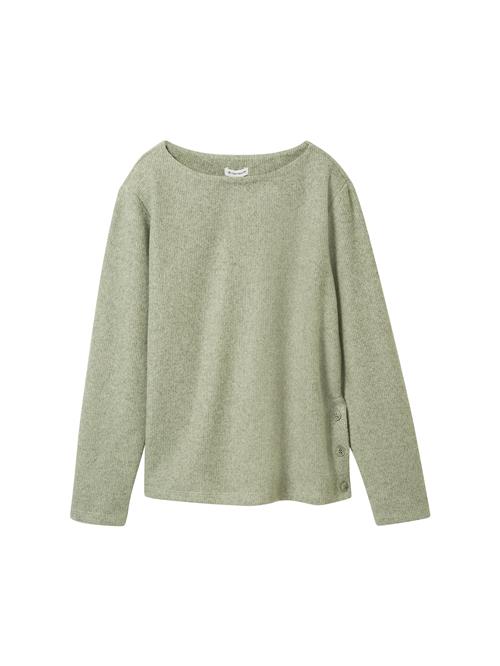 TOM TAILOR Sweatshirt  grøn-meleret